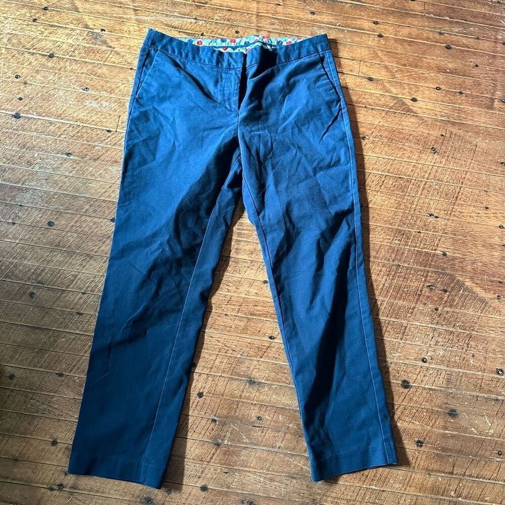 Boden royalcore cropped business casual 10 pants